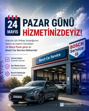 Bosch Car Service Sivas için üretilen görsel çalışma, Mayıs 2026