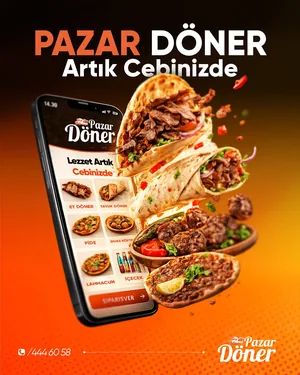 Pazar Döner için üretilen görsel çalışma, Haziran 2026
